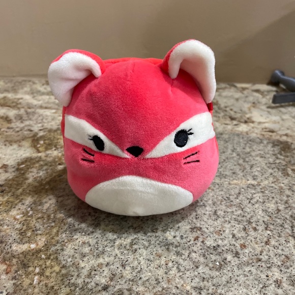 Squishmallow FIFI the Fox Coral Pink  Retired Mini  2017 - Picture 9 of 10